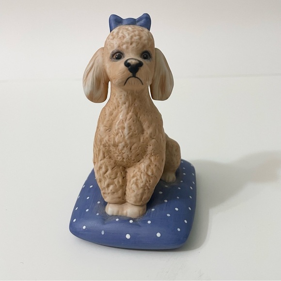 Vintage 1987 Franklin Mint World Of Puppies Poodle Dog Figurine - Picture 13 of 14